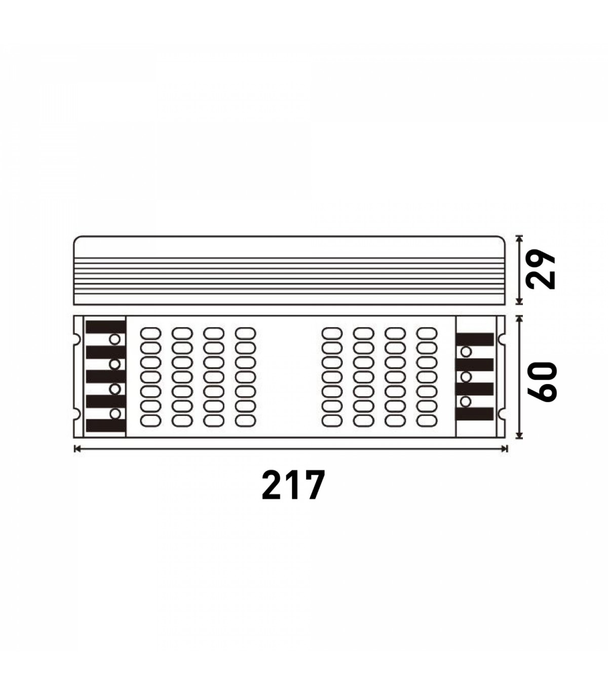 Driver Externo 400W 48Vdc Para Carril Magnético
