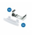 Pack 2 Tapones y 2 Grapas Para Perfil Lm3705