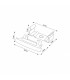 Pack 2 Tapones y 2 Grapas Para Perfil Lm3705