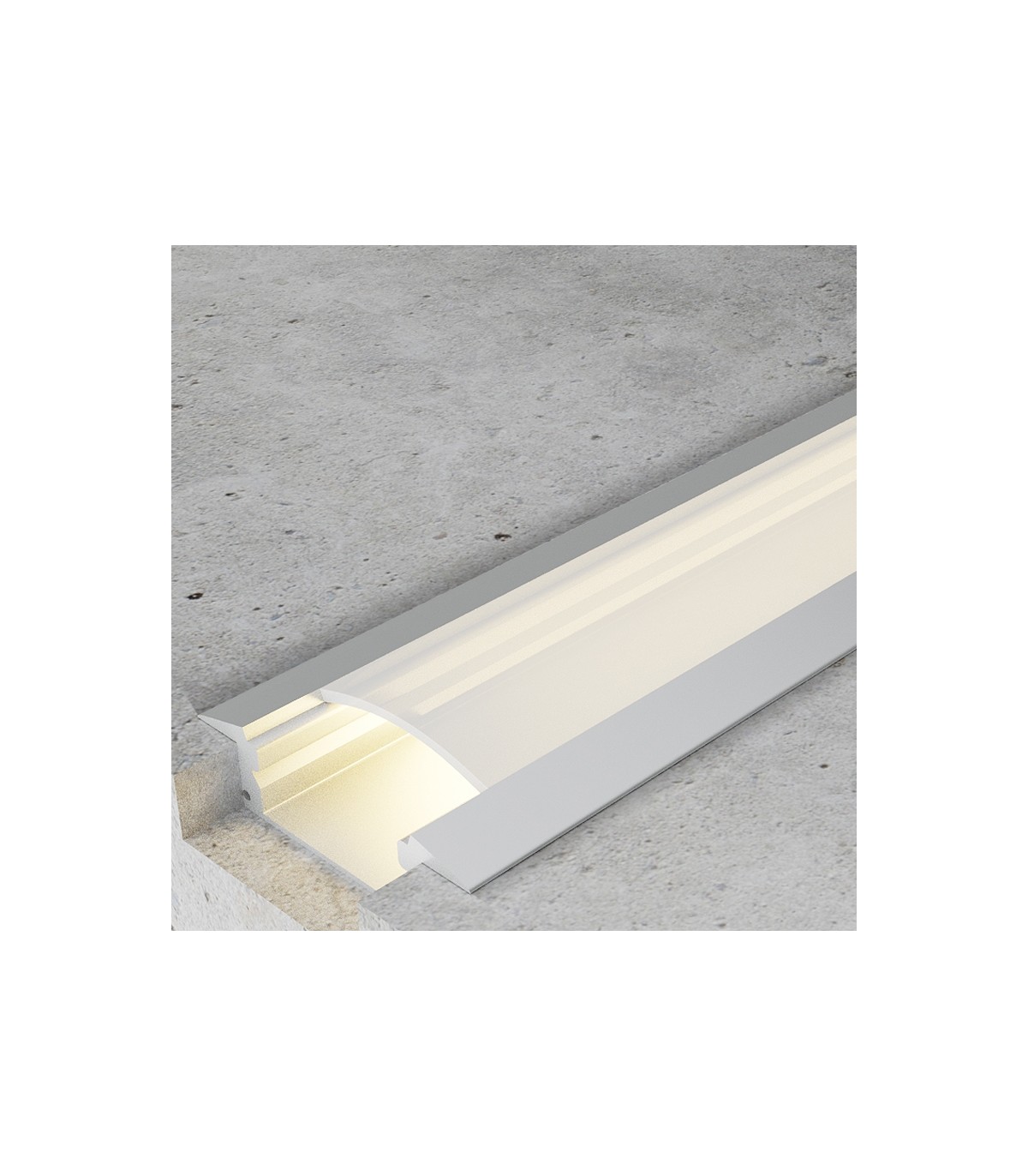 Perfil Aluminio SUB Empotrar -2 Metros-
