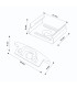 Pack 2 Tapones y 2 Grapas Para Perfil Lm3706