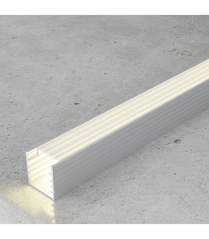 Perfil Aluminio JESF Superficie -2 Metros-