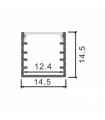Perfil Aluminio JESF Superficie -2 Metros-