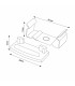 Pack 2 Tapones y 2 Grapas Para Perfil Lm3716