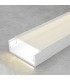Perfil Aluminio MINIM Lacado Blanco Superficie -2 Metros-