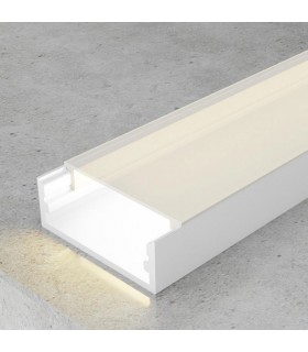 Perfil Aluminio MINIM Lacado Blanco Superficie -2 Metros-
