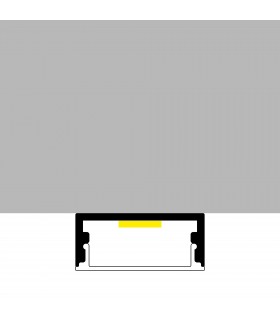 Perfil Aluminio MINIM Lacado Blanco Superficie -2 Metros-