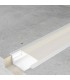 Perfil Aluminio LONG Lacado Blanco Empotrar -2 Metros-