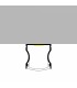 Perfil Aluminio HIGH Lacado Negro Superficie -2 Metros-