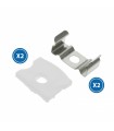 Pack 2 Tapones y 2 Grapas Para Perfil Lm3721