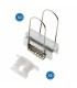 Pack 2 Tapones y 2 Grapas Para Perfil Lm3725