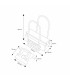 Pack 2 Tapones y 2 Grapas Para Perfil Lm3725