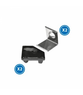 Pack 2 Tapones y 2 Grapas Para Perfil Lm3726