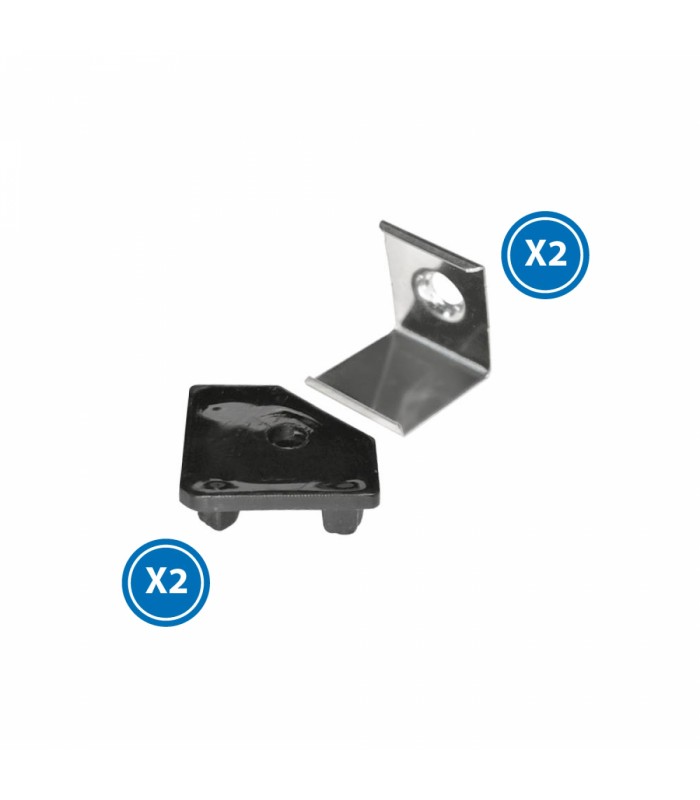 Pack 2 Tapones y 2 Grapas Para Perfil Lm3726