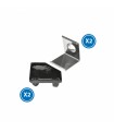 Pack 2 Tapones y 2 Grapas Para Perfil Lm3726