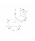 Pack 2 Tapones y 2 Grapas Para Perfil Lm3726