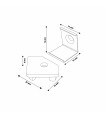 Pack 2 Tapones y 2 Grapas Para Perfil Lm3726