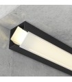 Perfil Aluminio Esquina KOPEP 45º Lacado Negro Superficie -2 Metros-