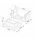 Pack 2 Tapones y 2 Grapas Para Perfil Lm3727