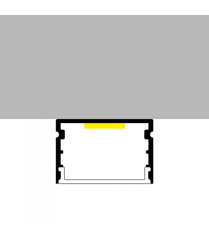 Perfil Aluminio WEFU Superficie -2 Metros-