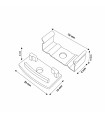Pack 2 Tapones y 2 Grapas Para Perfil Lm3729