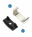 Pack 2 Tapones y 2 Grapas Para Perfil Lm3730