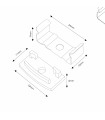 Pack 2 Tapones y 2 Grapas Para Perfil Lm3730