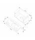 Pack 2 Tapones y 2 Grapas Para Perfil Lm3731