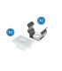 Pack 2 Tapones y 2 Grapas Para Perfil Lm3733