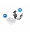Pack 2 Tapones y 2 Grapas Para Perfil Lm3733