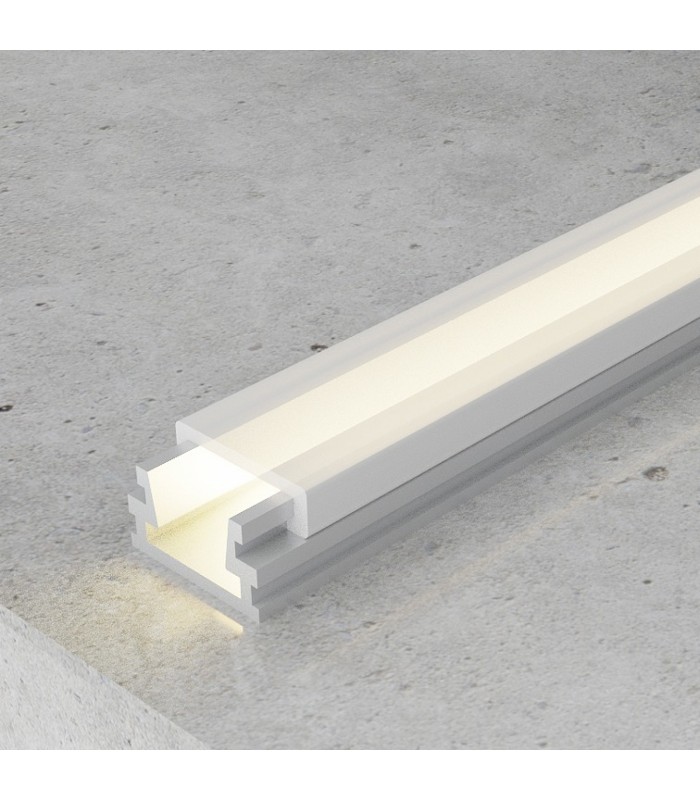 Perfil Aluminio SUPERSLIM Superficie -2 Metros-