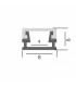 Perfil Aluminio SUPERSLIM Superficie -2 Metros-
