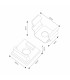 Pack 2 Tapones y 2 Grapas Para Perfil Lm3743