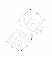 Pack 2 Tapones y 2 Grapas Para Perfil Lm3743