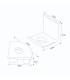 Pack 2 Tapones y 2 Grapas Para Perfil Lm3744