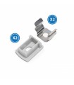Pack 2 Tapones y 2 Grapas Para Perfil Lm3747