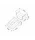Pack 2 Tapones y 2 Grapas Para Perfil Lm3747