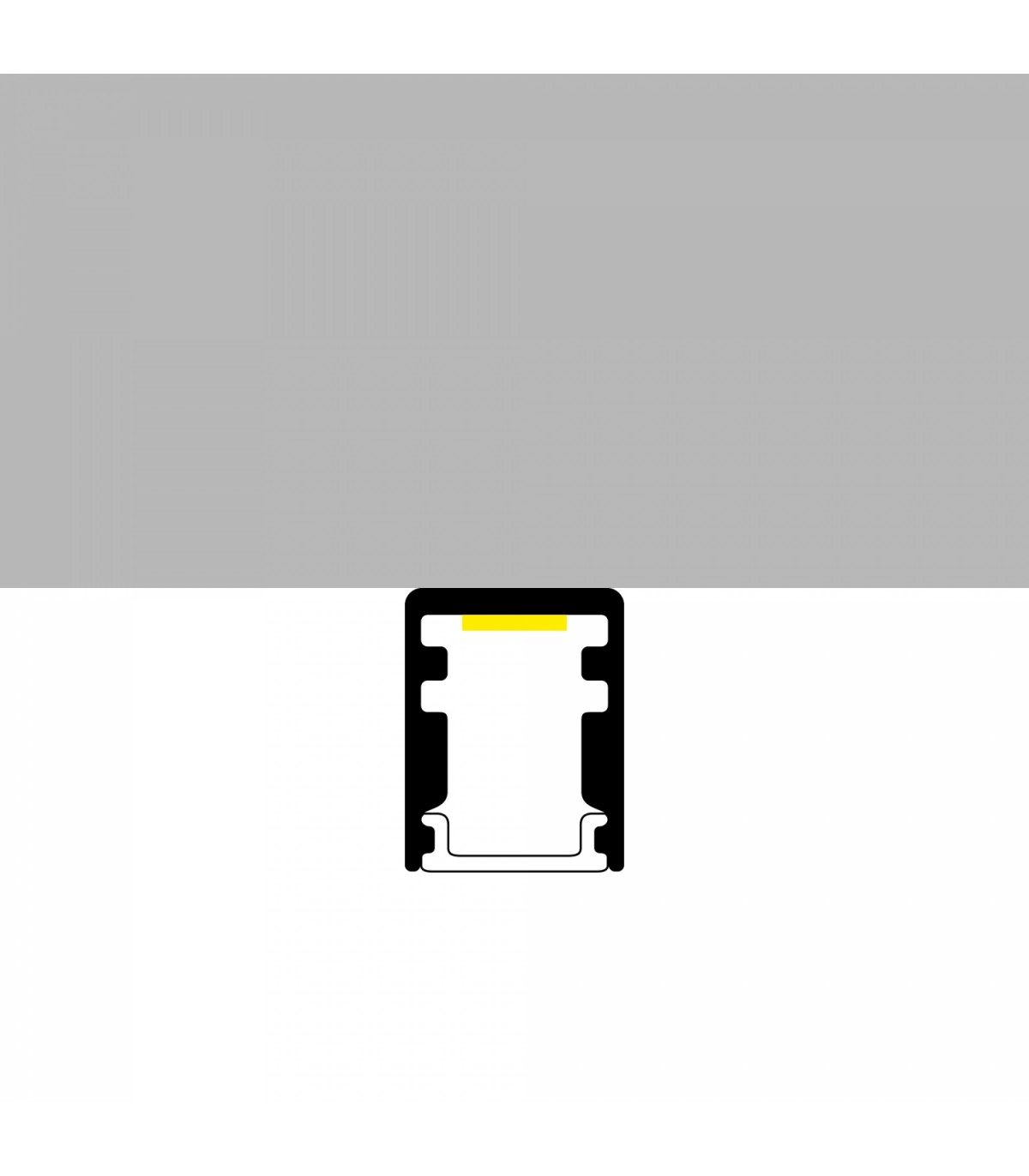 Perfil Aluminio FIX Superficie -2 Metros-