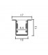 Perfil Aluminio SOR Empotrar -2 Metros-