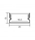 Perfil Aluminio SINO Superficie -2 Metros-