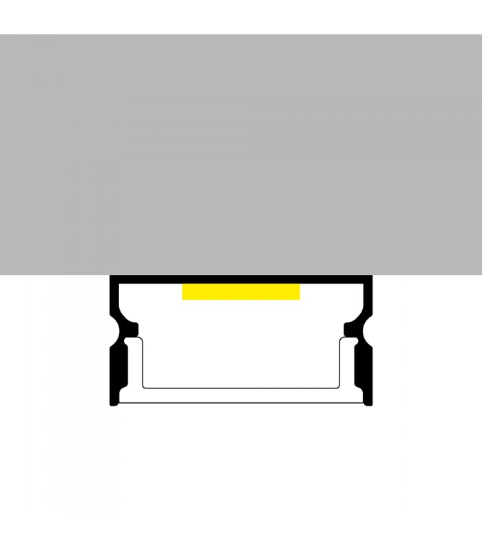 Perfil Aluminio SINO Superficie -2 Metros-
