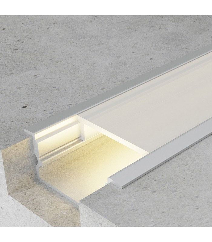 Perfil Aluminio HIEG Empotrar -2 Metros-