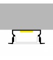 Perfil Aluminio HIEG Empotrar -2 Metros-