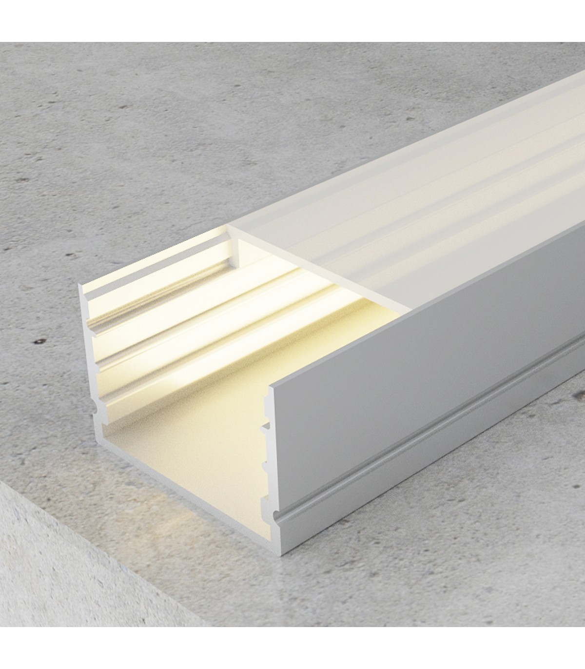 Perfil Aluminio RANDO Superficie -2 Metros-