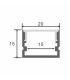 Perfil Aluminio RANDO Superficie -2 Metros-