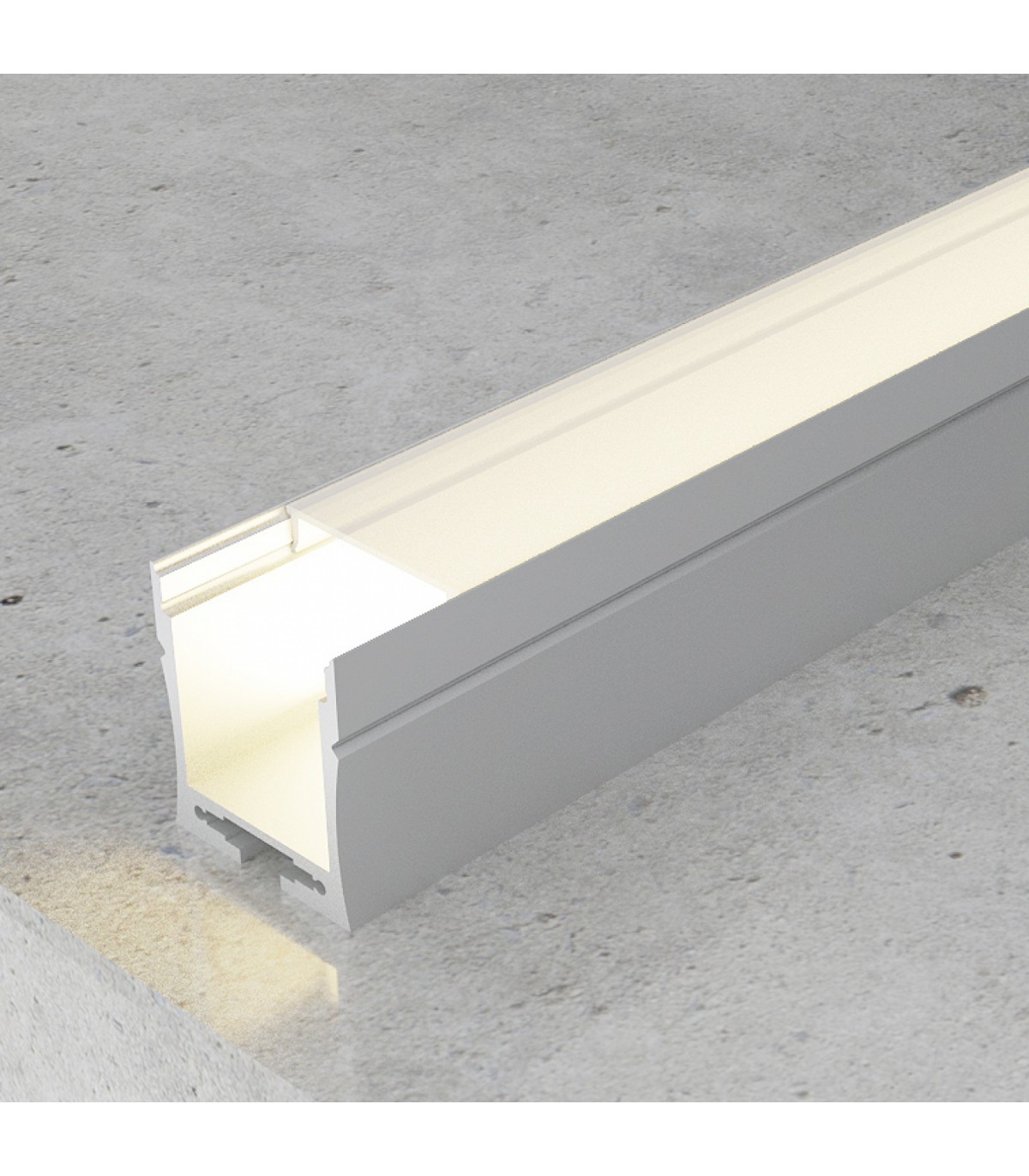 Perfil Aluminio PETIT Superficie/Colgante -2 Metros-