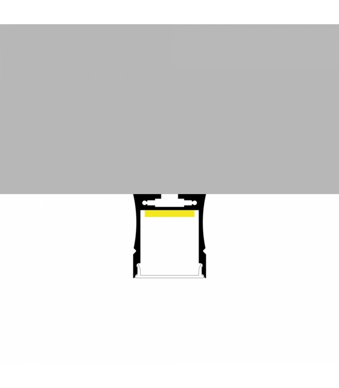 Perfil Aluminio PETIT Superficie/Colgante -2 Metros-