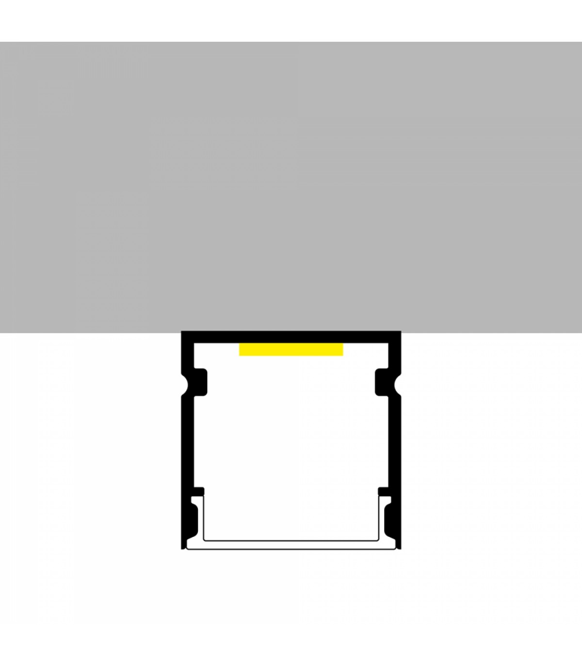 Perfil Aluminio ROPE Superficie -2 Metros-
