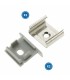 Pack 2 Tapones y 2 Grapas Para Perfil Lm3767