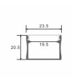 Perfil Aluminio SUMO Superficie -2 Metros-